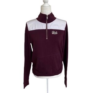 PINK Victoria’s Secret Half Zip Up Sweater